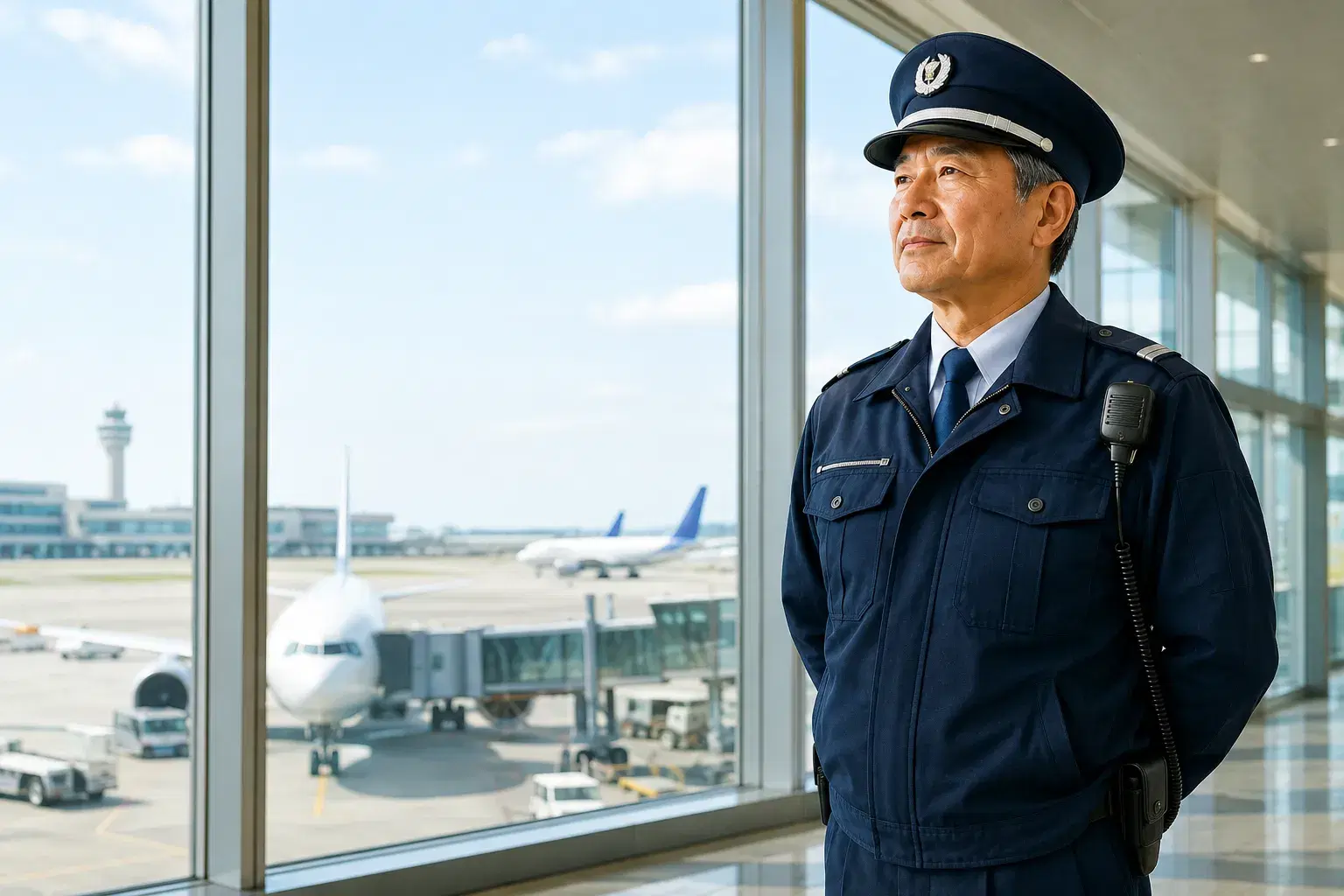 【羽田空港】施設警備スタッフ/未経験歓迎・定年制なし